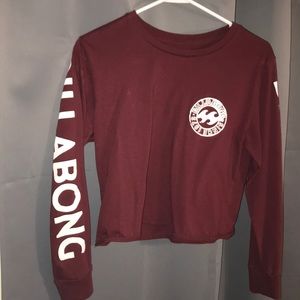 Cropped billabong long sleeve t-shirt